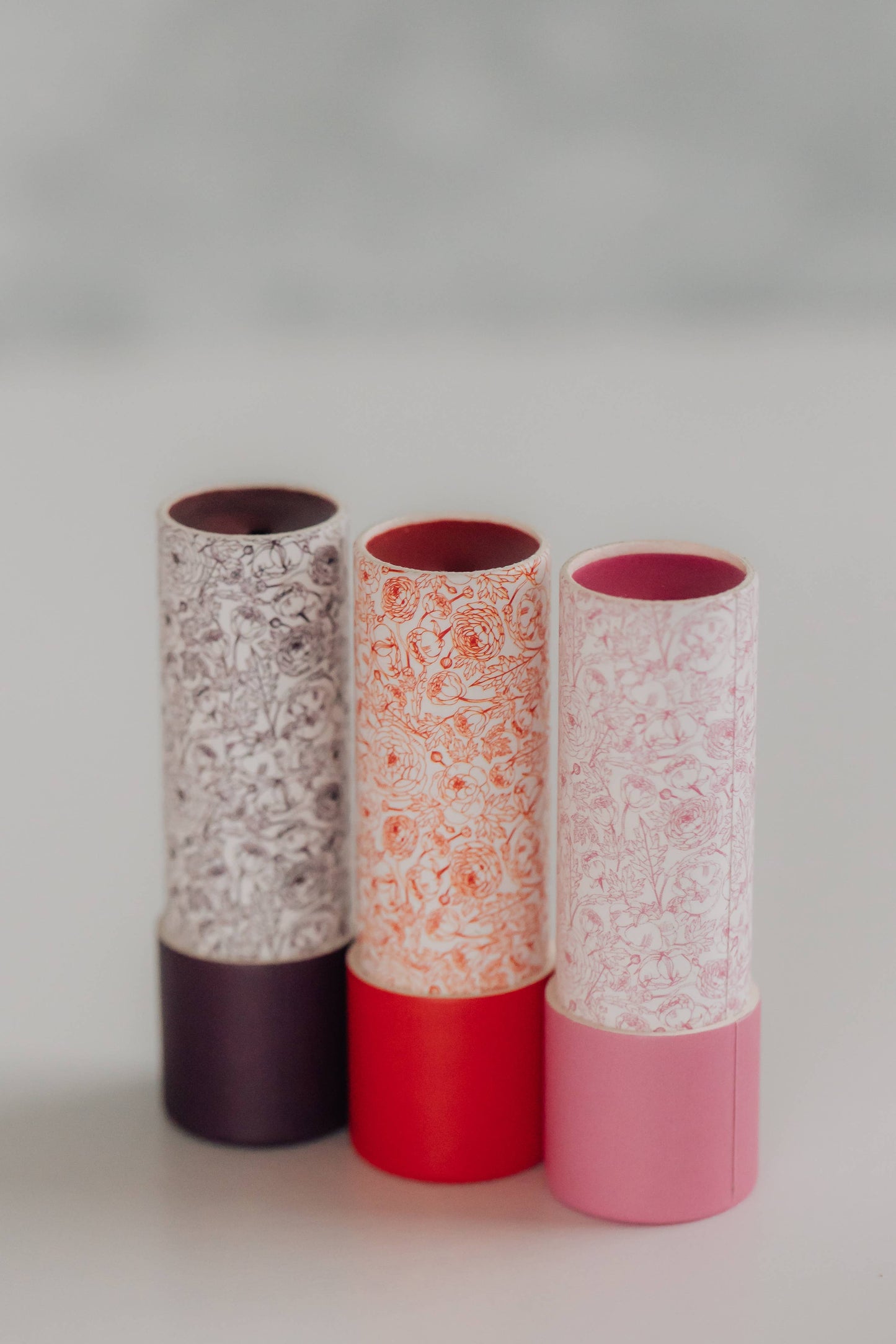 Tinted Tallow Lip Balm: Variety Pack (7x pink 7x mauve 6x red)