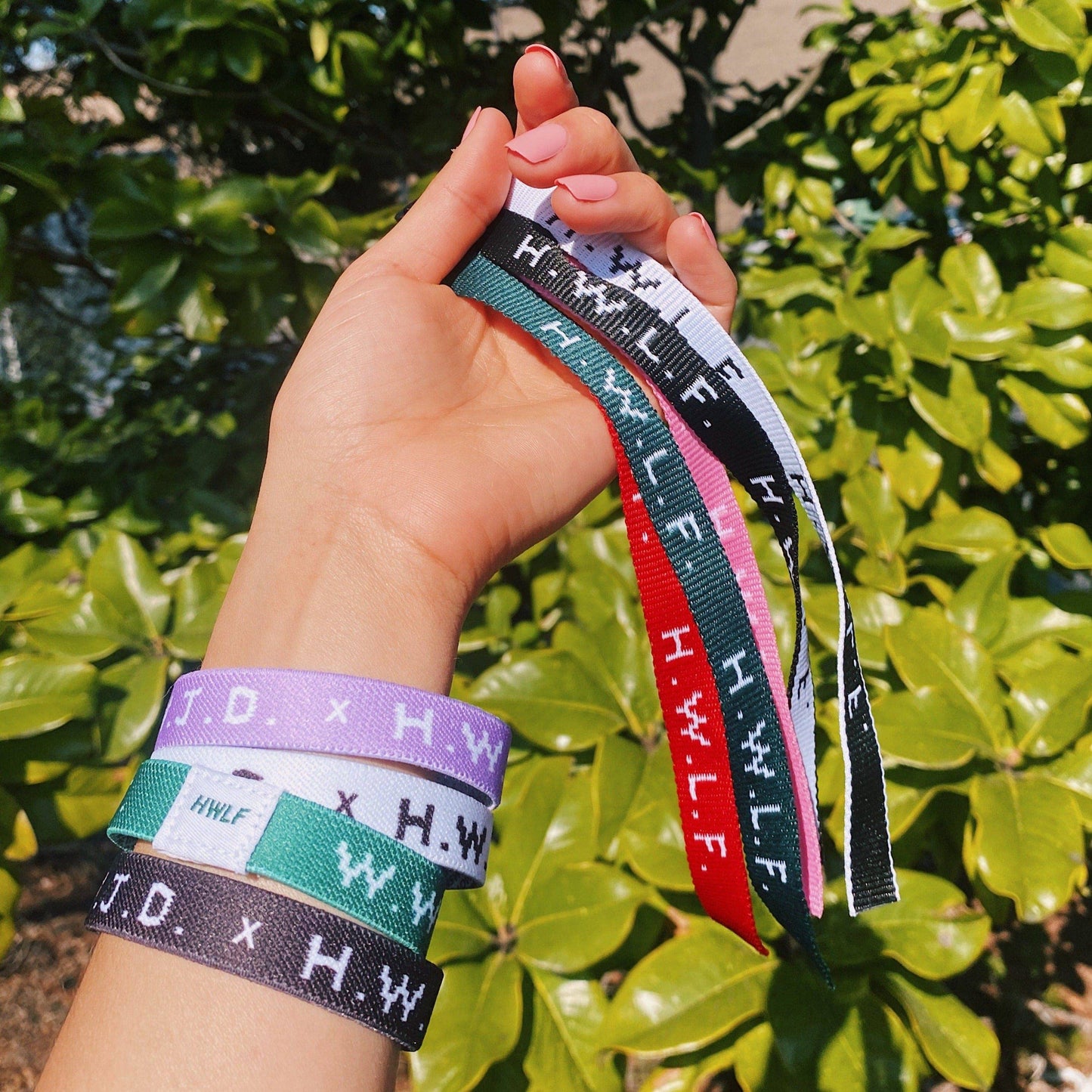 WWJD X HWLF | ELASTIC 4 PACK Bracelets: THE "FAITH" ELASTIC | 4-PACK