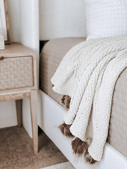 Knit Throw Blanket