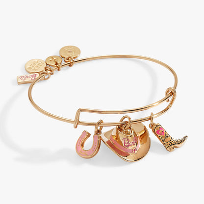 Barbie™ Western Trio Charm Bangle: Gold