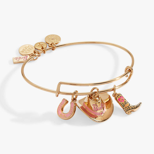 Barbie™ Western Trio Charm Bangle: Gold
