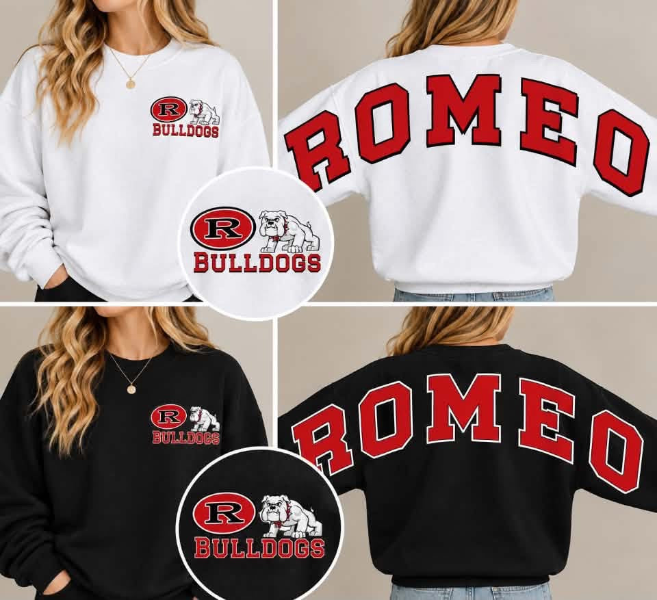❤️ Romeo Bulldogs Spirit Sweatshirt | PREORDER 🐾