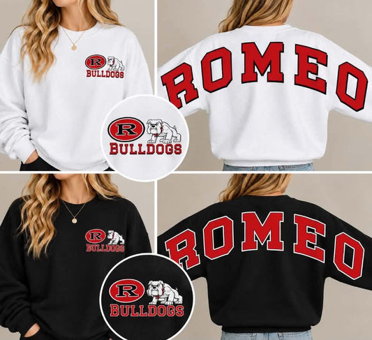 ❤️ Romeo Bulldogs Spirit Sweatshirt | PREORDER 🐾