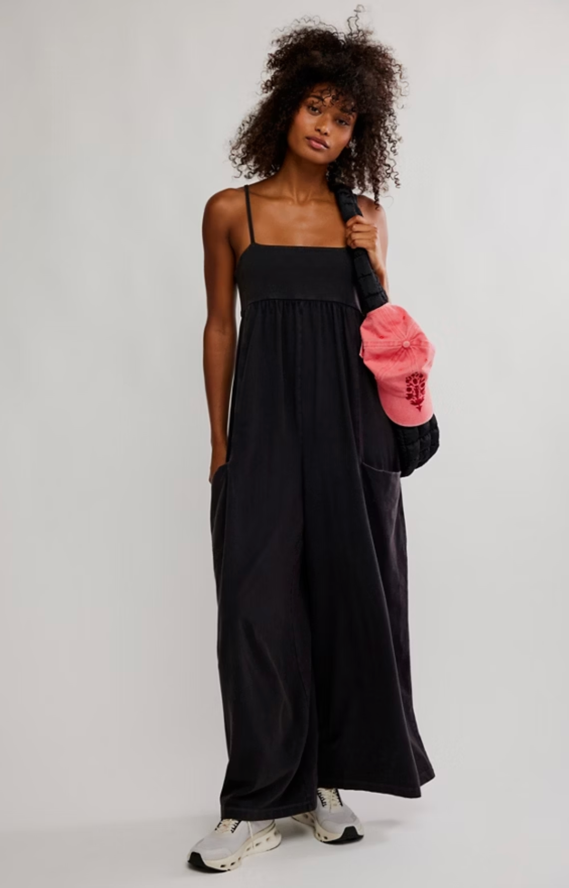 FREE PEOPLE HOT SHOT STRAPPY ONESIE JUMPSUIT