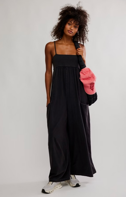 FREE PEOPLE HOT SHOT STRAPPY ONESIE JUMPSUIT