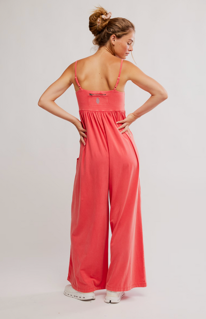 FREE PEOPLE HOT SHOT STRAPPY ONESIE JUMPSUIT