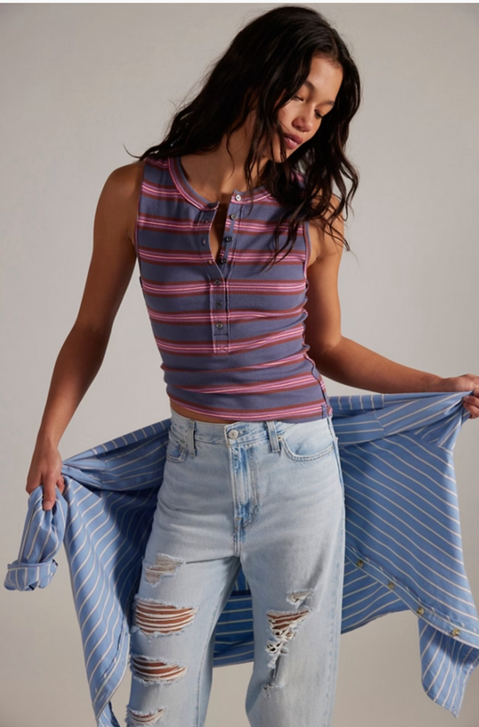 Free People | Jamie Henley Striped Tank