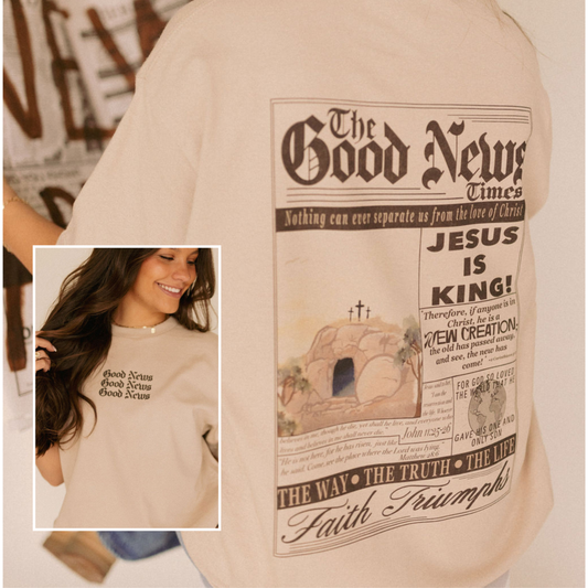 The Good News Easter Graphic Tee