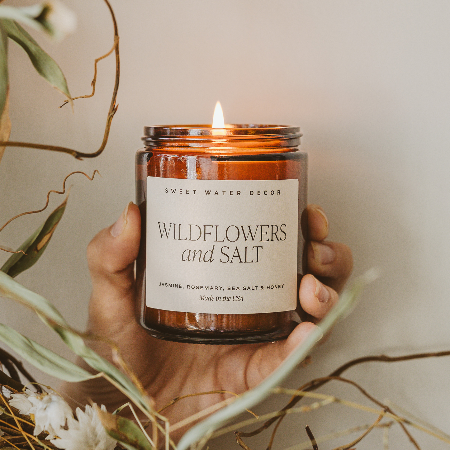 Wildflowers and Salt 9 oz Soy Candle