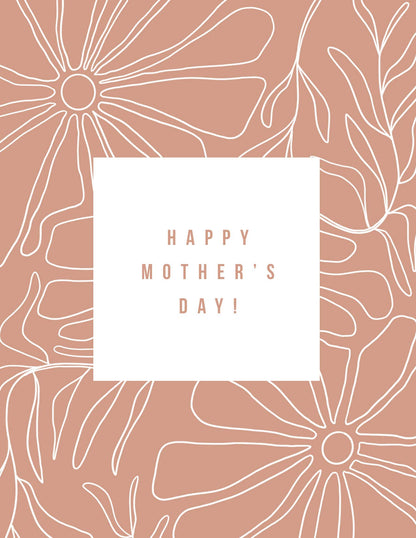 Happy Mother's Day Floral Card