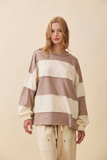Easy Going Colorblock Pullover