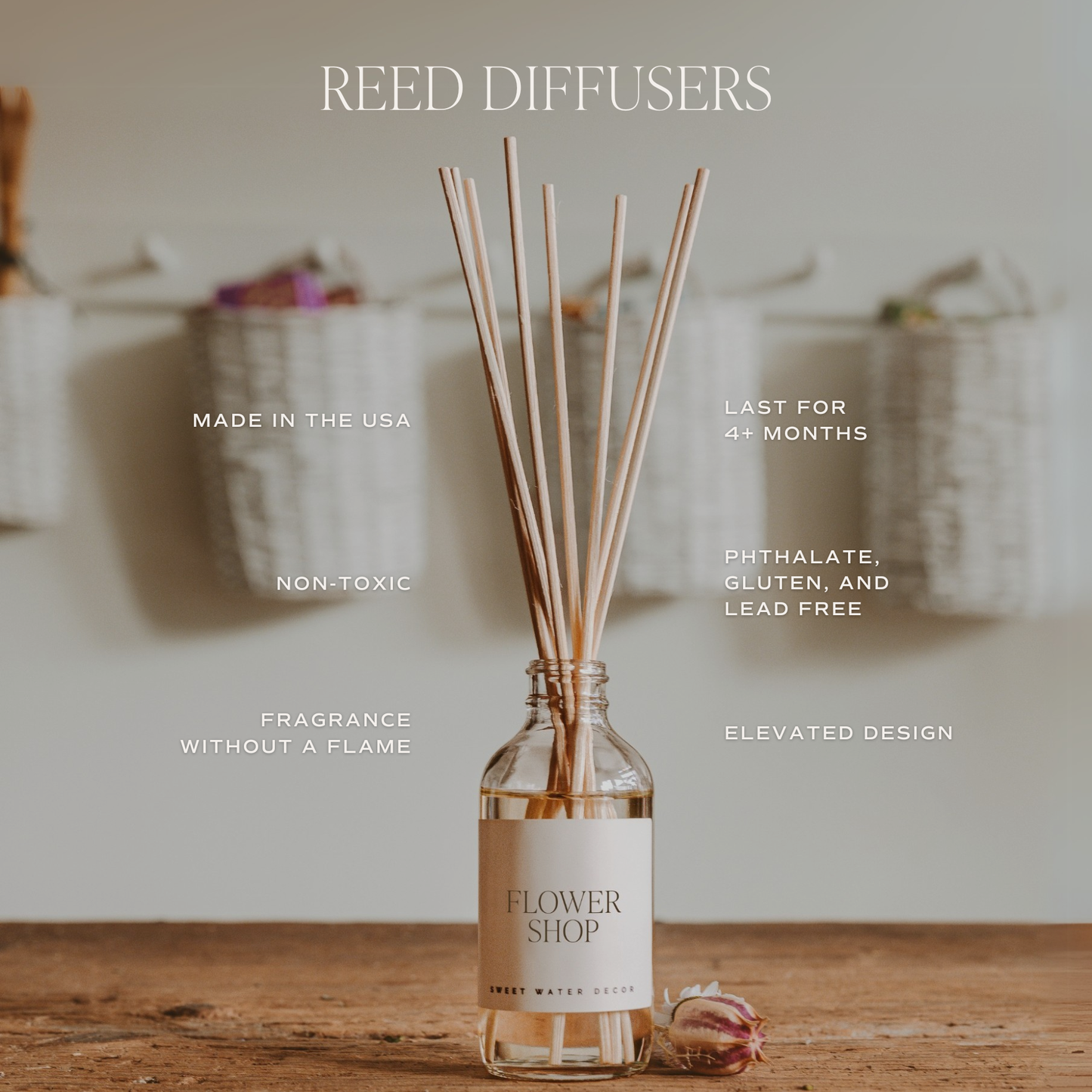 Palo Santo Patchouli Reed Diffuser