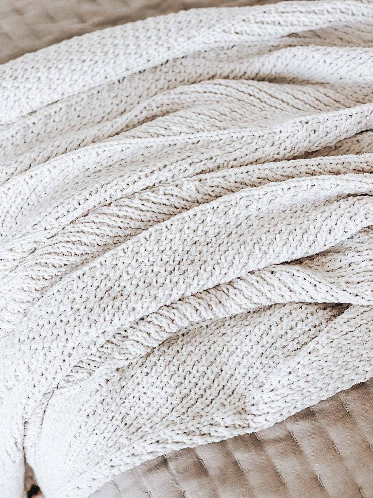 Knit Throw Blanket