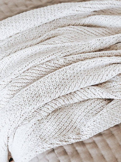 Knit Throw Blanket