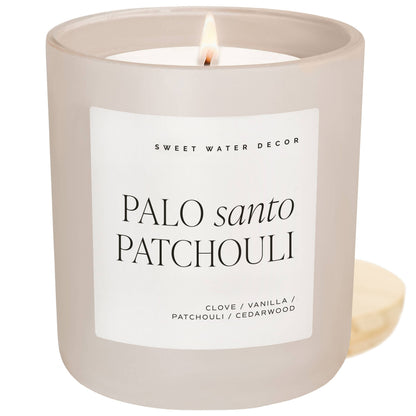 Palo Santo Patchouli 15 oz Soy Candle