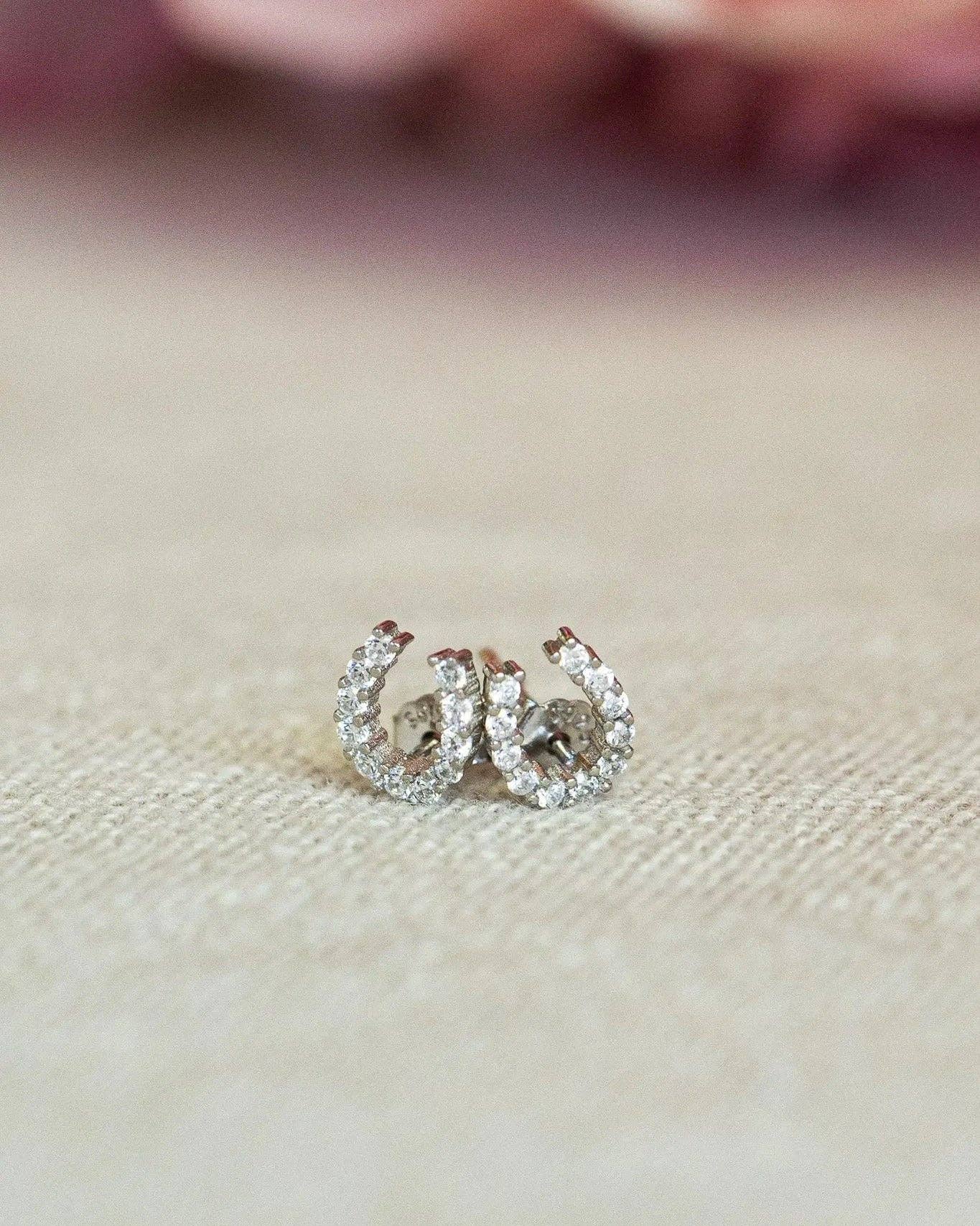 Luxe Horseshoe Earrings