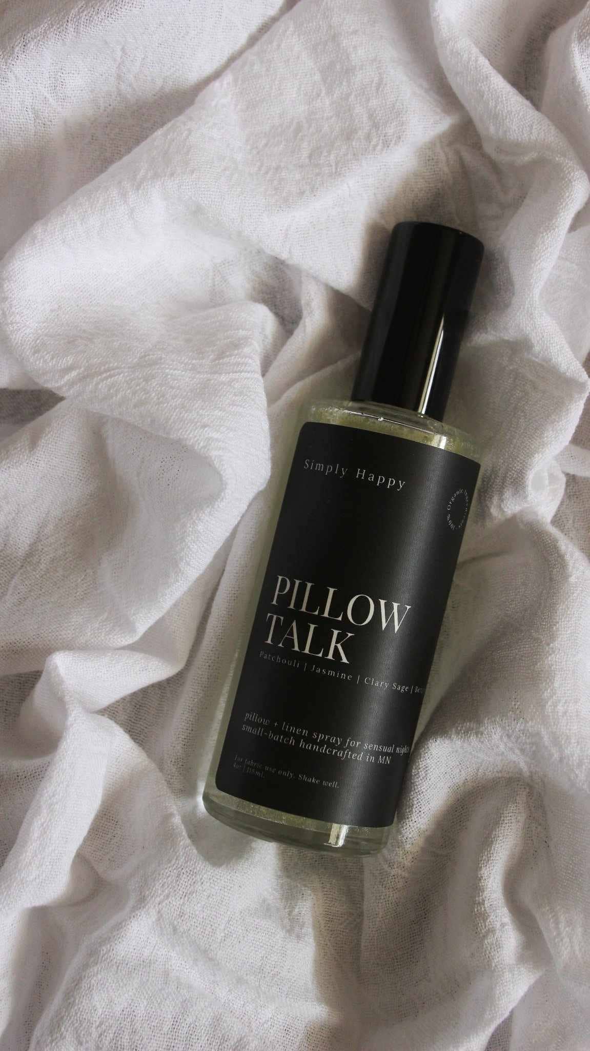 Pillow Talk | Organic Pillow + Linen Spray