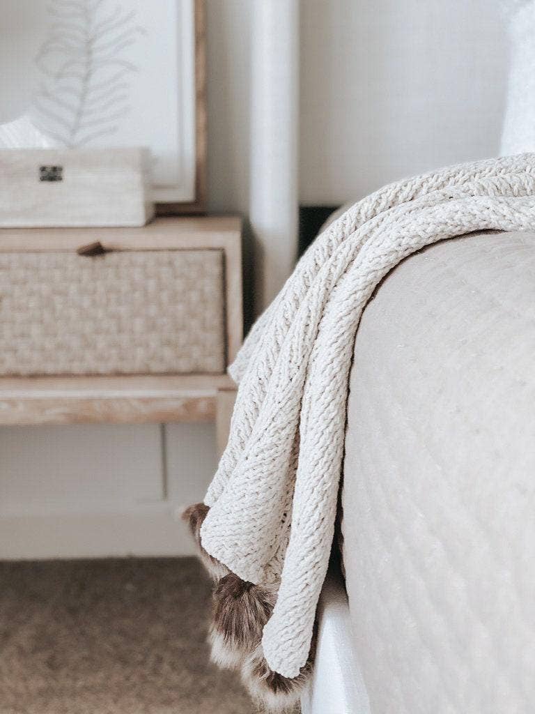 Knit Throw Blanket