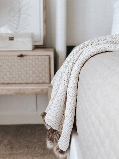Knit Throw Blanket