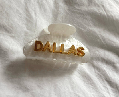 Word Claw Clip Hair Accessory