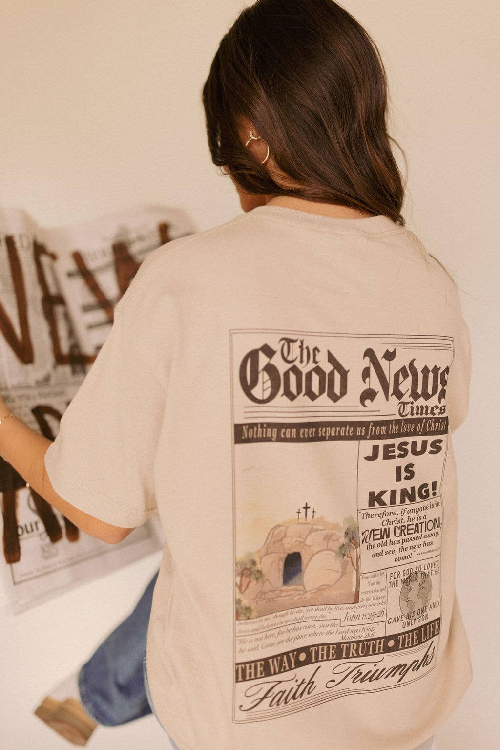 The Good News Easter Graphic Tee