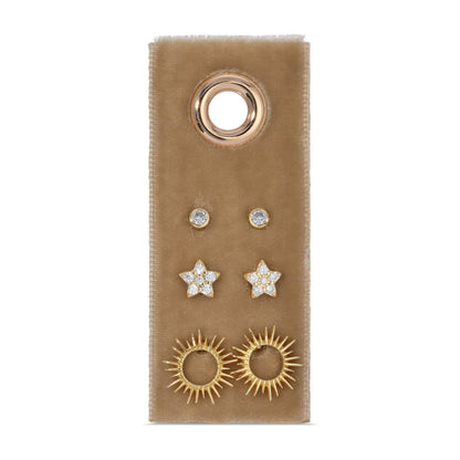 Star Velvet Stud Gift Set