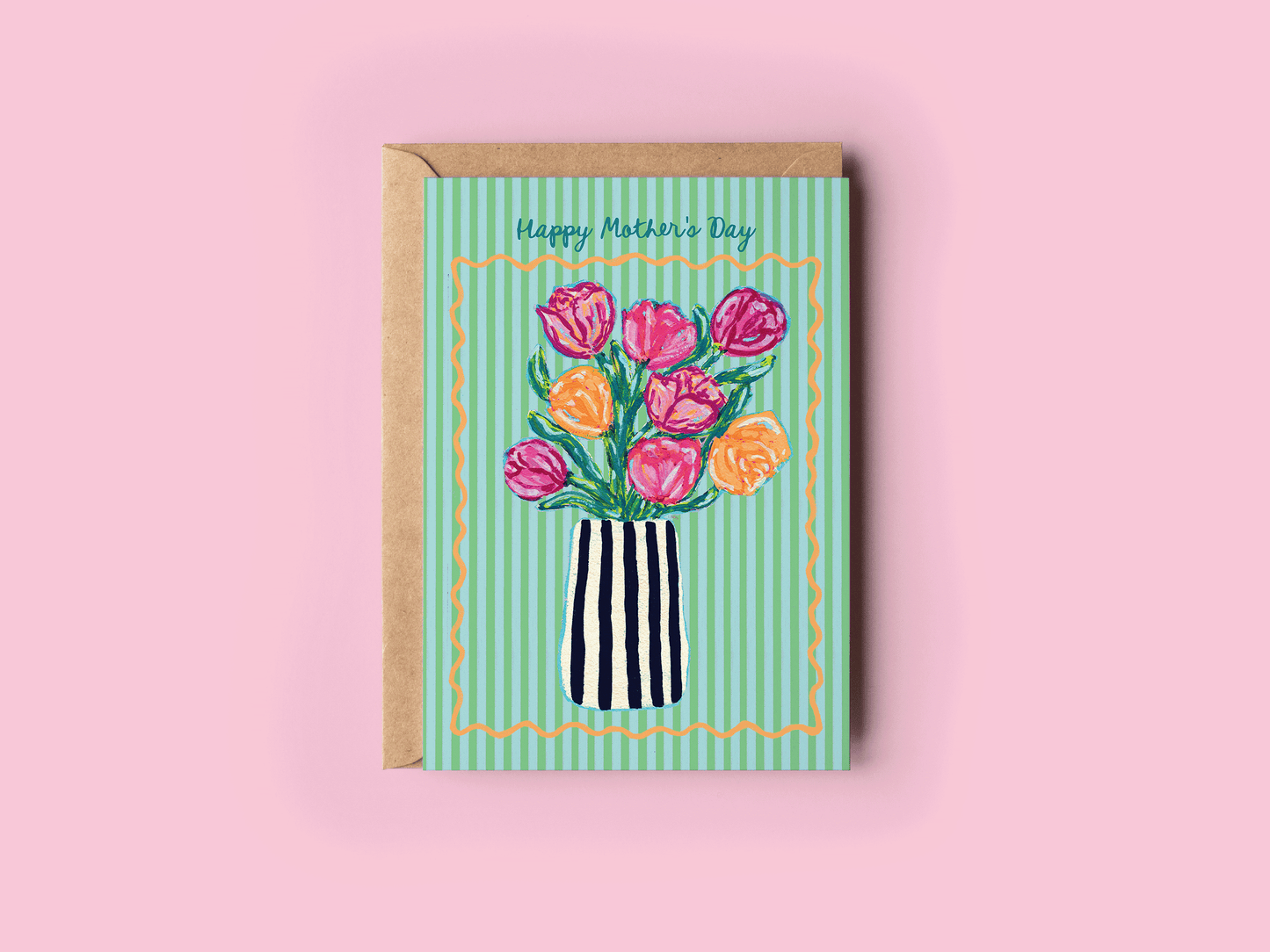 Mother's Day Tulips Greeting Card