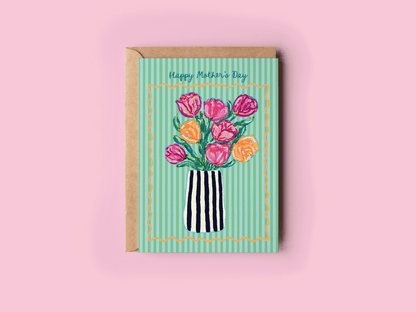 Mother's Day Tulips Greeting Card