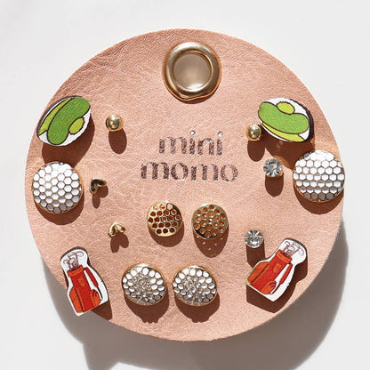 Golf Stud Earrings Multipack