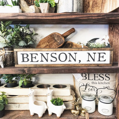 Lake Orion, MI Wood Sign