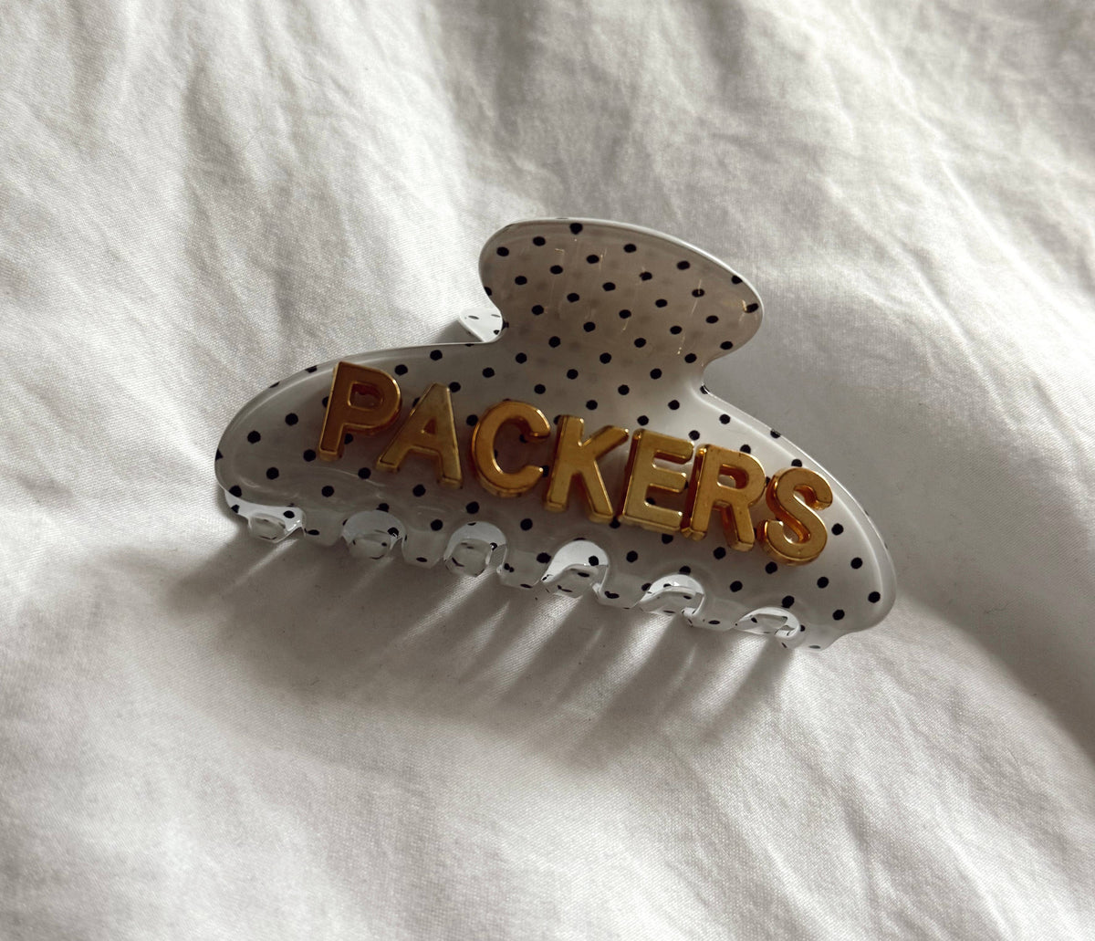 Word Claw Clip Hair Accessory