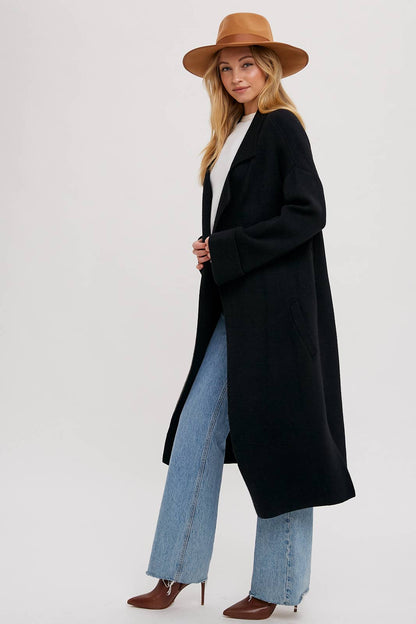 EFFORTLESS KNITTED TRENCH COAT