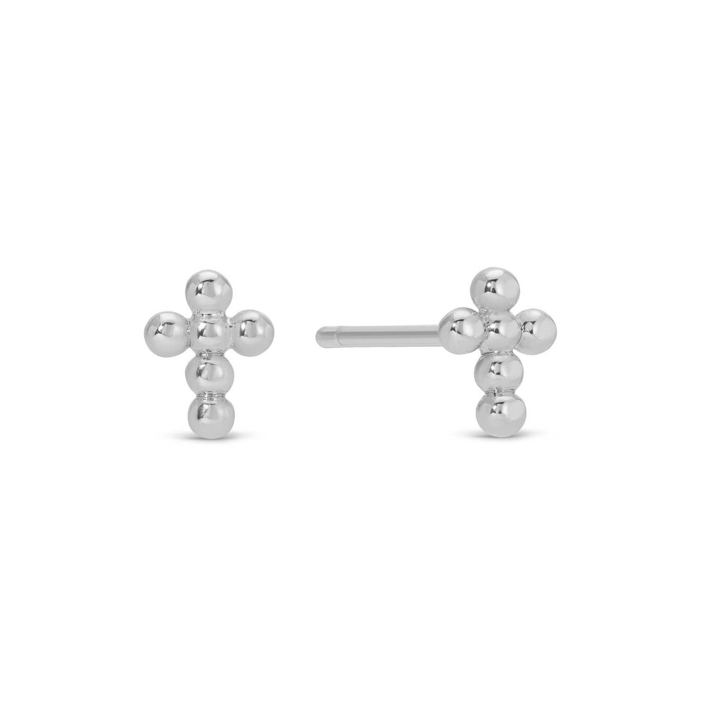 Multi Cross Velvet Set/3 Stud Gift Set: Gold