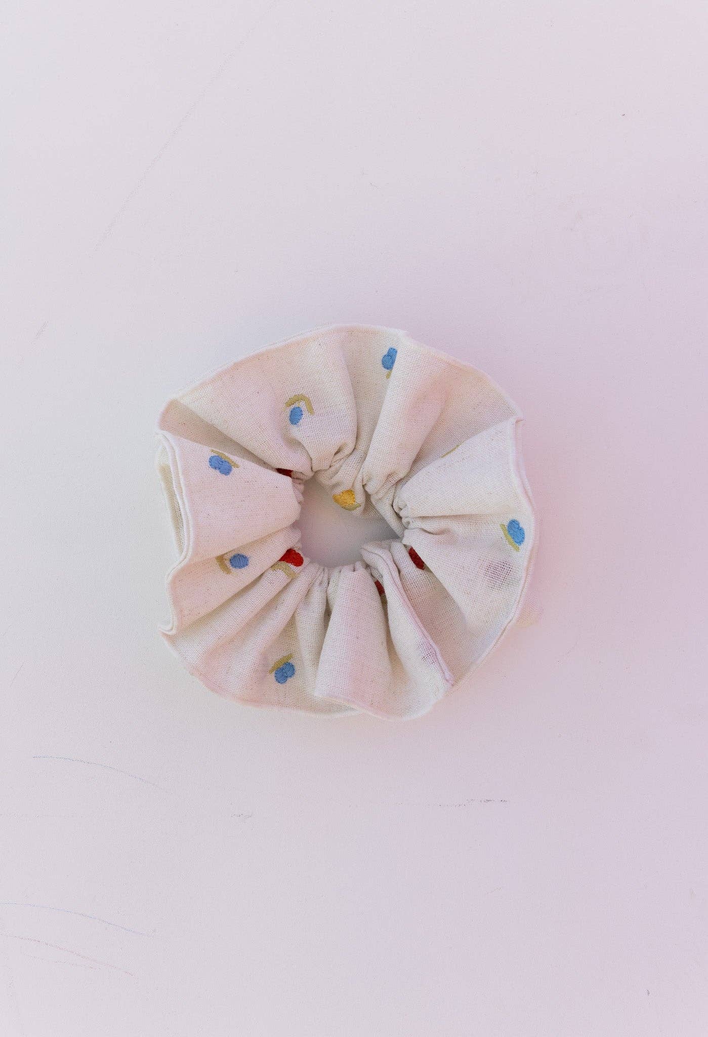CREAM FARMERS MARKET CORSET SCRUNCHIE