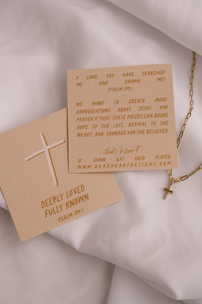 Deeply Loved Fully Known Charm Necklace