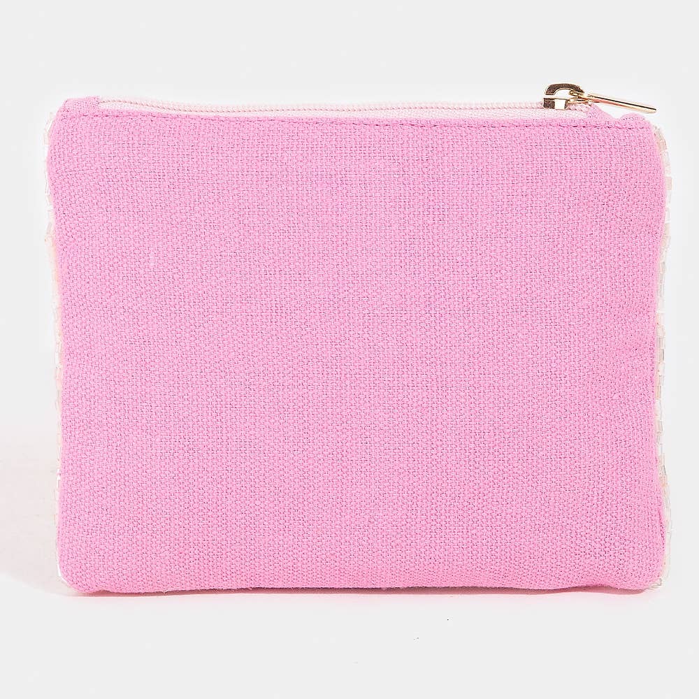Cash Money Print Coin Purse