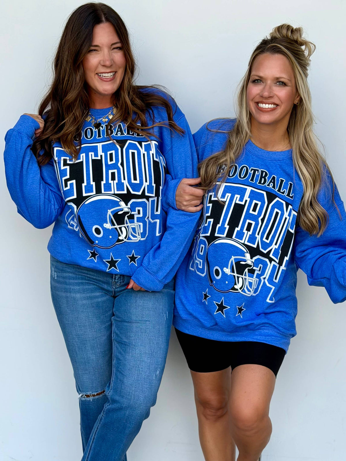 Detroit Football Oversized Crew