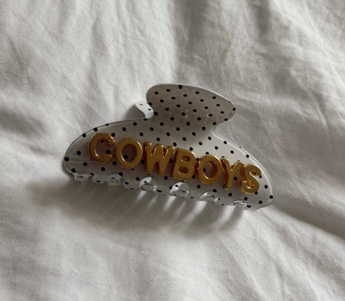 Word Claw Clip Hair Accessory