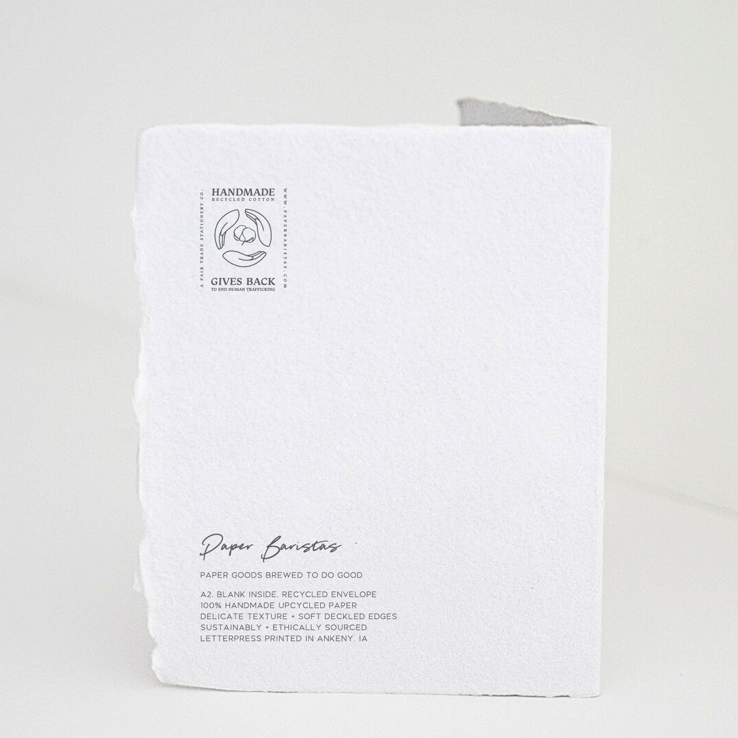 Happily Ever After | Wedding Eco-Friendly Greeting Card: Folded A2 Greeting Card. Blank Inside.